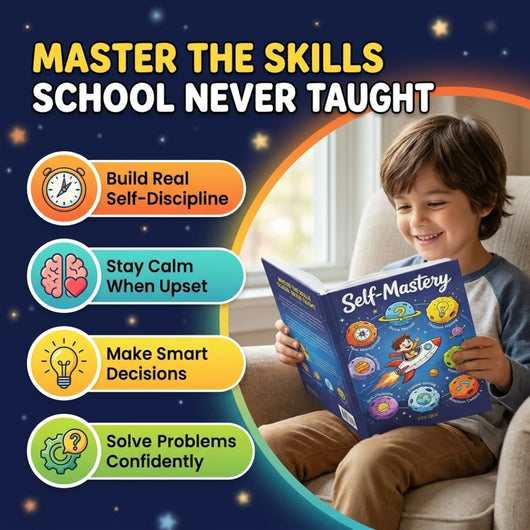 Self Mastery for Kids: A Fun Space Adventure to Build Confidence, Focus, and Life Skills