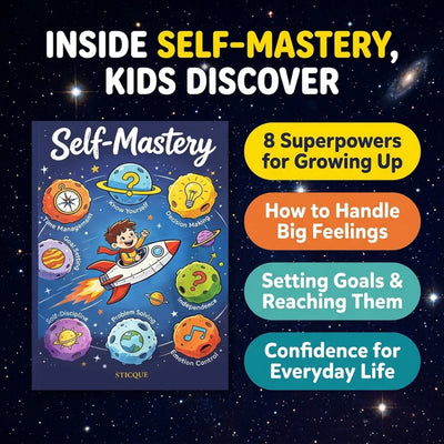 Self Mastery for Kids: A Fun Space Adventure to Build Confidence, Focus, and Life Skills